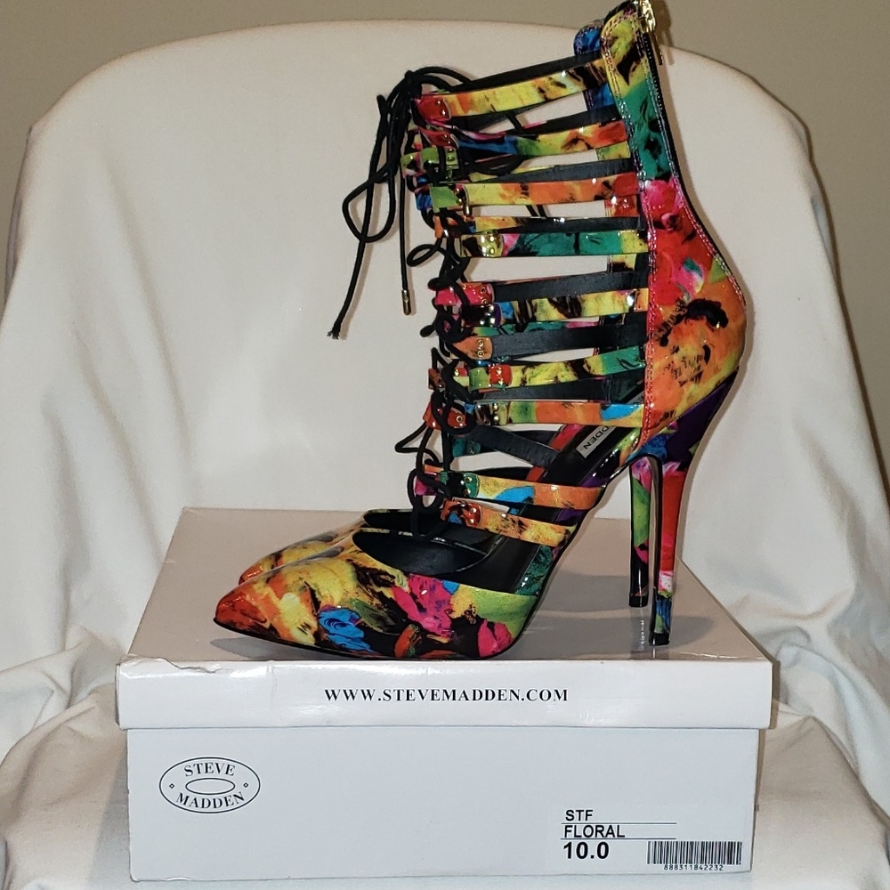 Steve Madden Lace Up Heels Size 10
